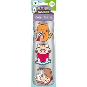 Samolepky WATER BOTTLE 83 x 286 mm - Kočky