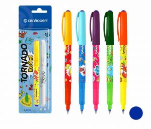 CENTROPEN Tornádo BLUE (BOOM) 2675/2+zmizík různé barvy vršků