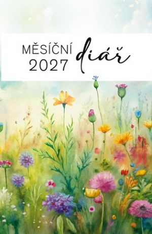 Diář měsíční malý potisk 2027, 7,5cm x 11,5cm, DMM204