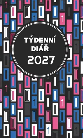 Diář týdenní potisk 2027, 9cm x 15cm, DT224
