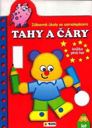 Zábavné úkoly se samolepkami-TAHY A ČÁRY