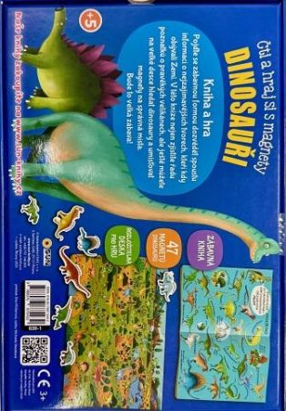 Čti a hraj si s magnety DINOSAUŘI