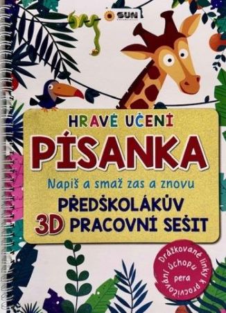 HRAVÉ UČENÍ - PÍSANKA - Napiš a Smaž zas a znovu - Drážkované linky