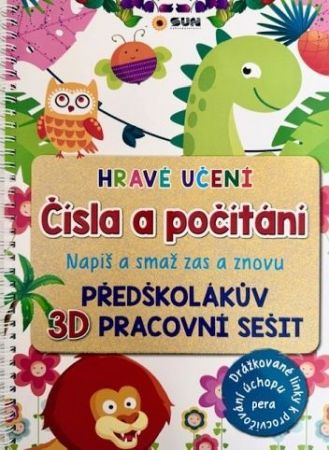 HRAVÉ UČENÍ ČÍSLA A POČÍTÁNÍ Napiš a Smaž zas a znovu Drážkované linky