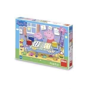 DINO Puzzle Peppa Pig: Výtvarník 24 dílků