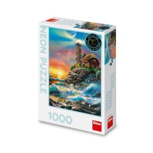 DINO Puzzle Maják 1000 dílků neon