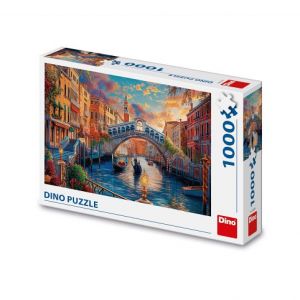 DINO Puzzle Malované Benátky 1000 dílků