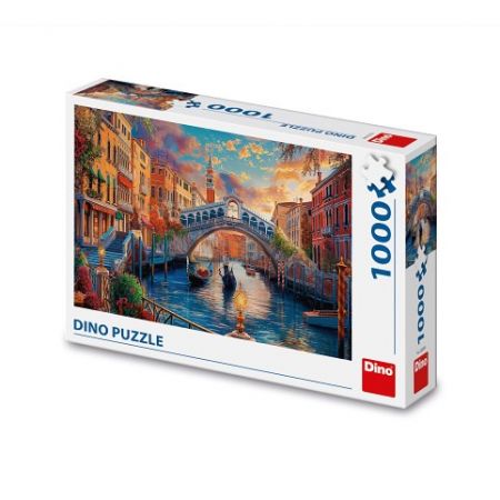DINO Puzzle Malované Benátky 1000 dílků