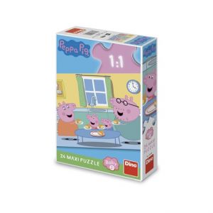 DINO Puzzle Peppa Pig: Oběd 24 dílků maxi