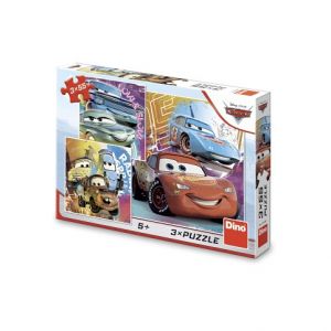 DINO Puzzle Cars kamarádi 3x55 dílků
