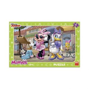DINO Puzzle Minnie na Montmartru 15 dílků deskové