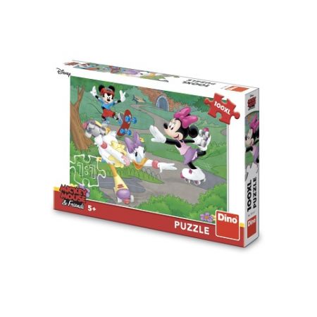 DINO Puzzle Minnie sportuje 100 xl dílků