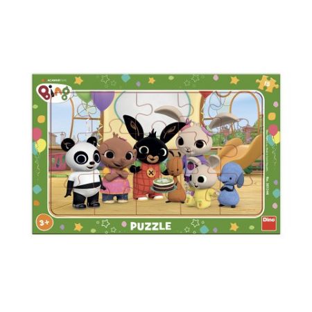 DINO Puzzle Bing ve školce 15 dílků deskové