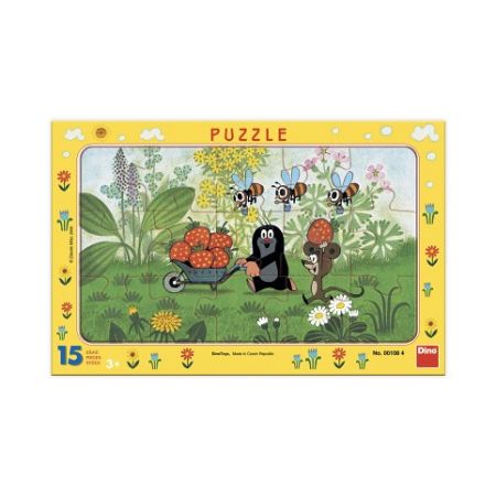 DINO Puzzle Krtek na výletě 15 dílků deskové