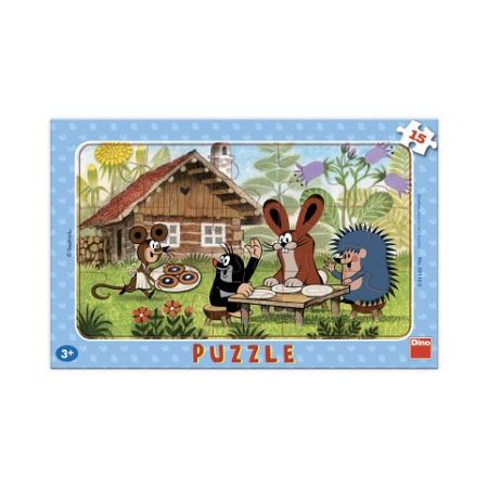 DINO Puzzle Krtek na návštěvě 15 dílků deskové