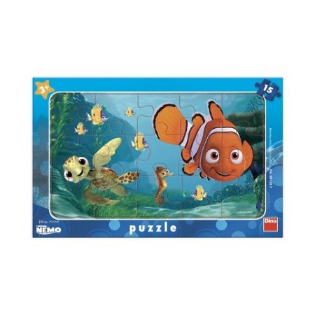 DINO Puzzle Nemo a želva 15 dílků deskové