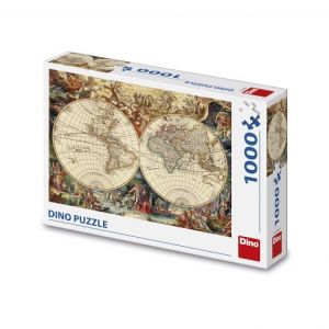 DINO Puzzle Historická mapa 1000 dílků
