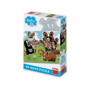 DINO Puzzle Krtek: Narozeniny 24 dílků maxi