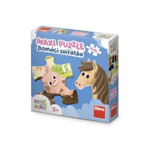 DINO První hraní: Domácí zvířátka 15 maxi Puzzle