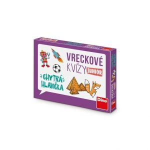DINO Vreckové kvízy junior – Chytrá hlavička  SK