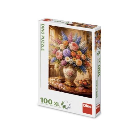 DINO Puzzle Květinové zátiší 100 XL dílků