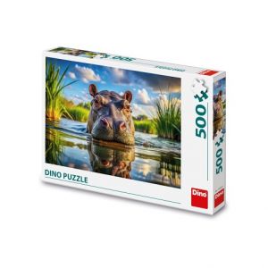DINO Puzzle Roztomilý hroch 500 dílků