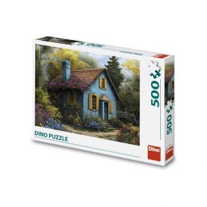 DINO Puzzle Modrý domeček 500 dílků