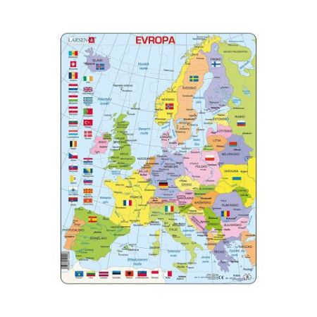DINO EVROPA POLITICKÁ MAPA 48 d. EDU deskové pu