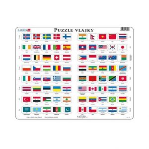 DINO VLAJKY 80 d. EDU Puzzle