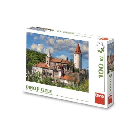 DINO Puzzle Hrad Křivoklát 100 XL dílků