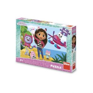 DINO Puzzle Gábi cestovatelka100 XL dílků