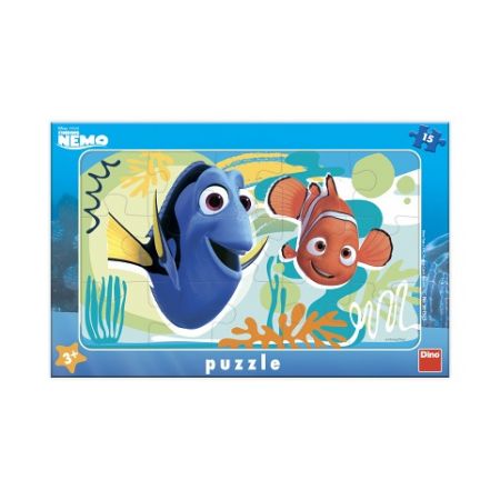 DINO Puzzle Nemo a Dory 15 dílků deskové