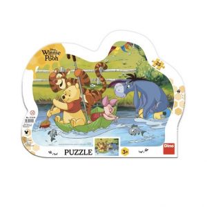 DINO Puzzle Medvídek Pú na plavbě 25 dílků deskové