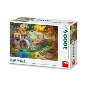 DINO Puzzle Malebný mlýn 3000 dílků