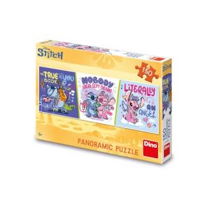 DINO Puzzle Stitch relaxuje 150 dílků panoramic