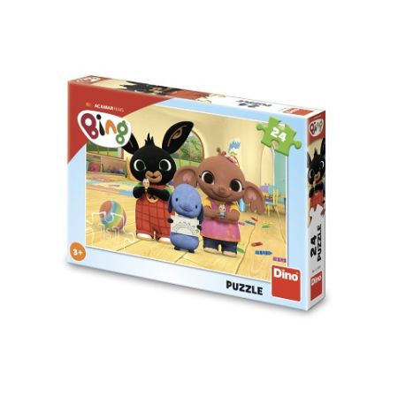 DINO Puzzle Bing maluje 24 dílků
