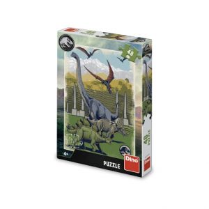 DINO Puzzle Jurský Svět 48 dílků