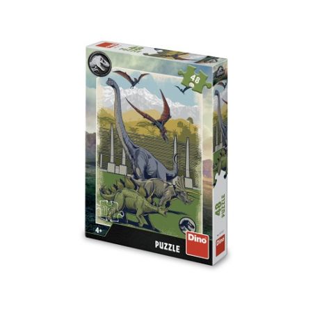 DINO Puzzle Jurský Svět 48 dílků