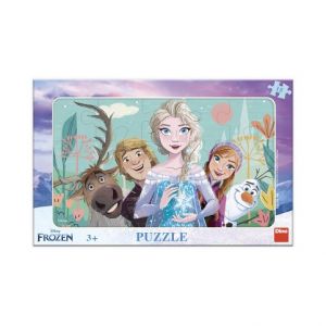 DINO Puzzle Frozen: rodina 15 dílků deskové