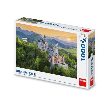 DINO Puzzle Jarní Neuschwanstein 1000 dílků