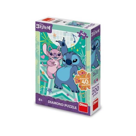 DINO Puzzle Stitch 200 dílků diamond