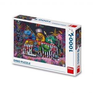 DINO Puzzle Příšerky na tripu 1000 dílků