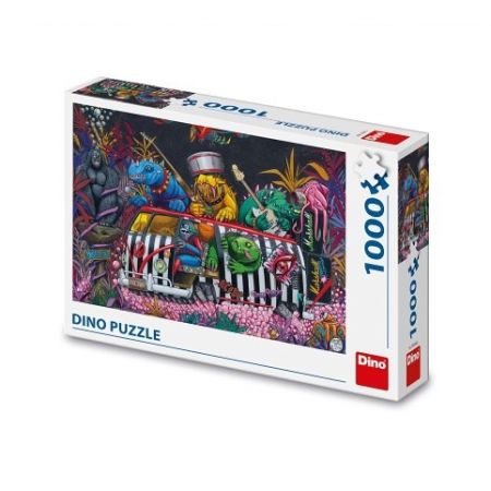 DINO Puzzle Příšerky na tripu 1000 dílků