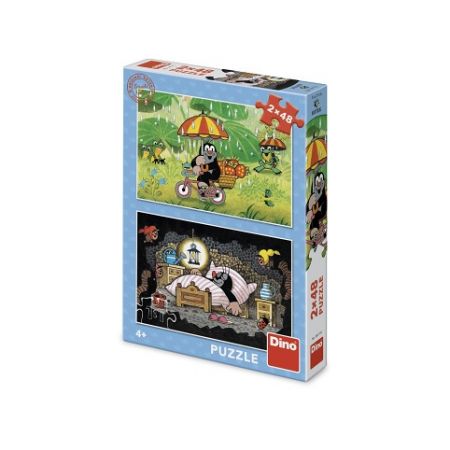 DINO Puzzle Krtkův den 2x48 dílků