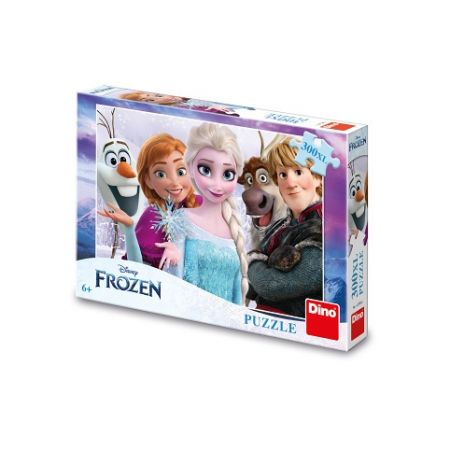 DINO Puzzle Frozen: Dobrodružství 300 xl dílků