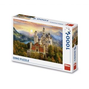 DINO Puzzle Malovaný Neuswanstein 1000 dílků