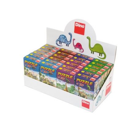 DINO Puzzle Dinosauři + figurka 60 dílků