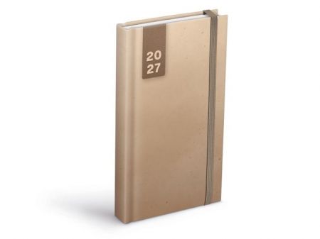 Diář denní 2027 D802 Lamino 1 s gumkou, 9cm x 17cm, 7781597