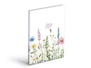 Diář týdenní 2027 T805 PU potištěné 1, 14,7cm x 21,2cm, 7781575