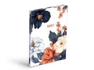 Diář týdenní 2027 T805 PU potištěné 4, 14,7cm x 21,2cm, 7781578